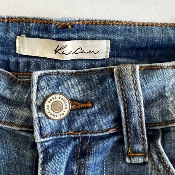 KanCan Denim Distressed Jean Shorts - Picture 7 of 8